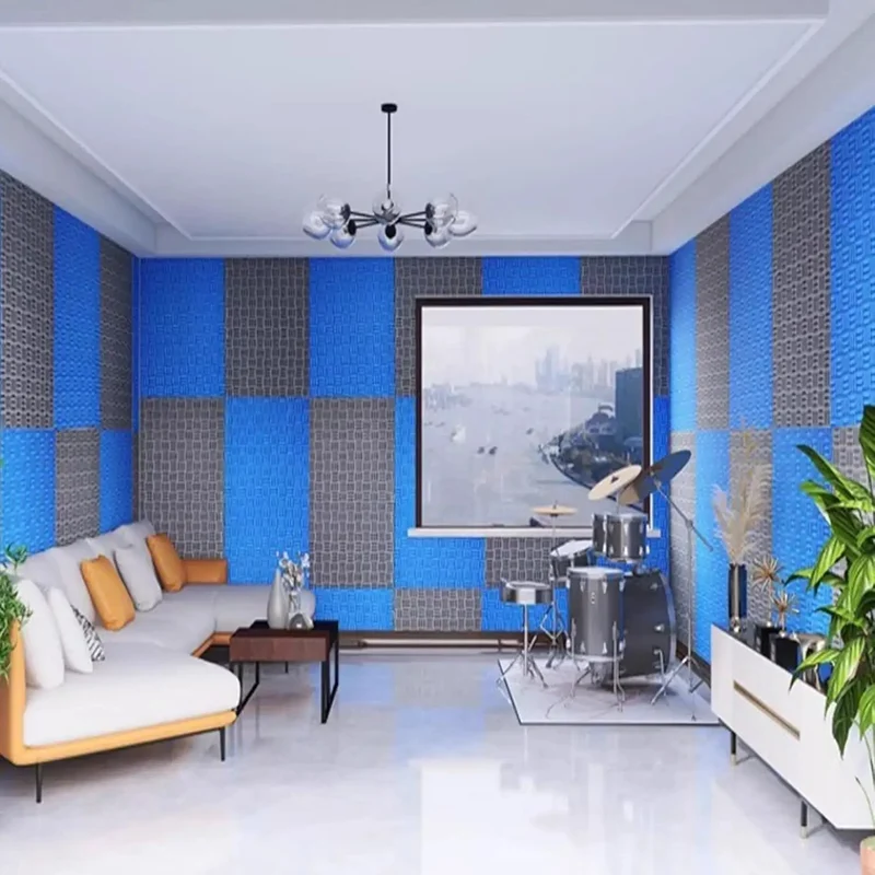 High Density Soundproofing Panels Using Peel Stick Backing Noise Muffling Acoustic Wedge Foam For Home Recording Rooms Echo Damping And Pro Level Mic Vibes Total Bang For Your Buck