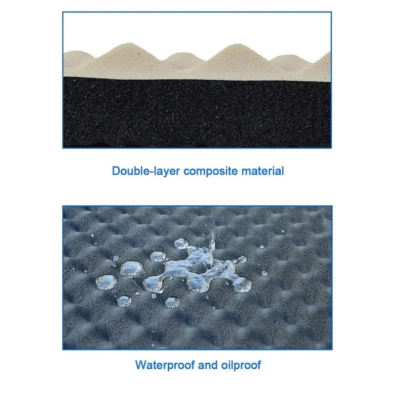 Solid Sound Dampening Egg Crate Foam Roll With Heavy Duty Adhesive Backing Top Shelf Acoustic Wall Panels For Home Studio Upgrade And Instant Noise Block Zero Echo Hassle Design