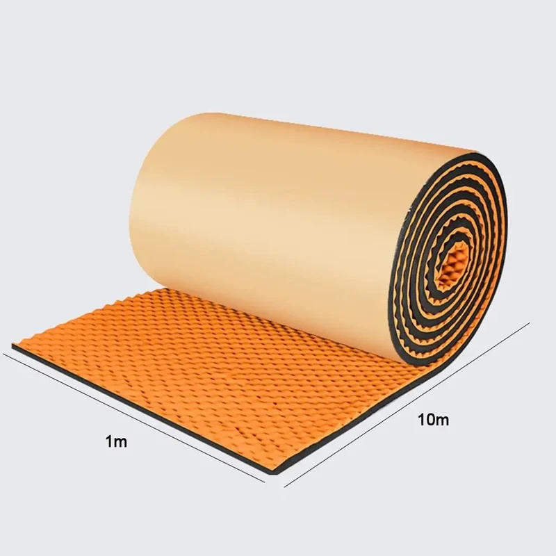Solid Sound Dampening Egg Crate Foam Roll With Heavy Duty Adhesive Backing Top Shelf Acoustic Wall Panels For Home Studio Upgrade And Instant Noise Block Zero Echo Hassle Design