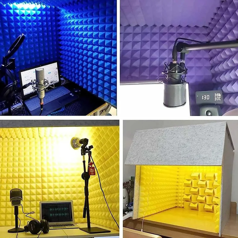 Top Tier Desktop Microphone Isolation Cube With Sleek Portable Soundproof Vocal Cover And Heavy Duty Acoustic Foam Shield Designed For Podcasters Who Want Recordings That Hit Different Without Room Echo