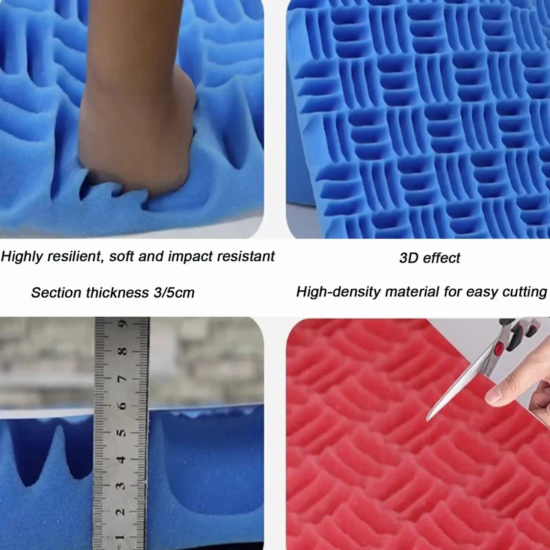 Kickass Heavy Duty Sound Proof Padding, High Density Acoustic Foam Rolls, Killer Studio Wall Panels For Noise Cancelling And Water Resistant Room Treatment, No Sweat Install