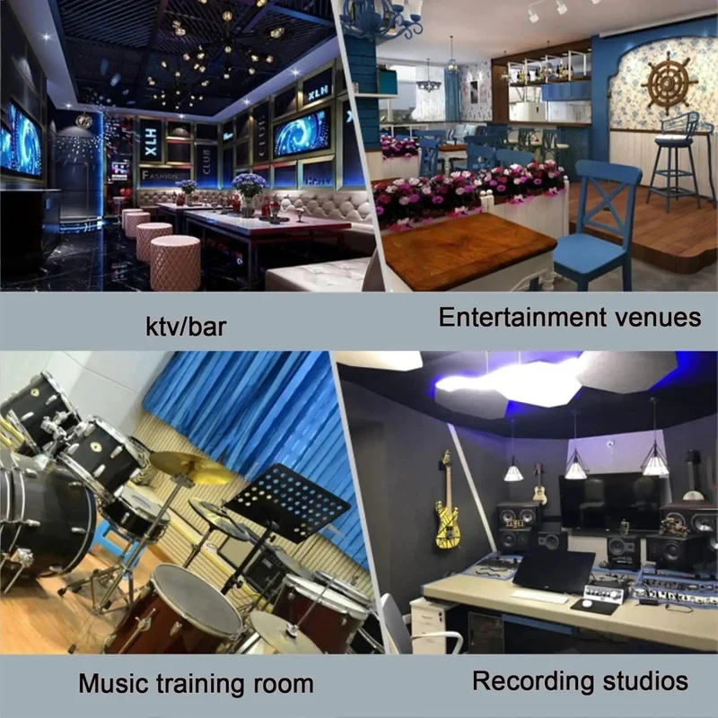 Top Shelf Acoustic Foam Wall Tiles High Density Sound Proofing Pads Self Adhesive Studio Home Office Noise Dampening Panels To Knock Out Echo And Reverberation Yellow 5Cm Fifty Piece Set