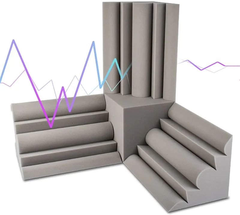 Flat Out Silent Acoustic Foam Panels For Walls And Ceilings That Squash Echo And Reverb With Tackable Surface For Easy Pin Ups And Crystal Clear Home Studio Sound