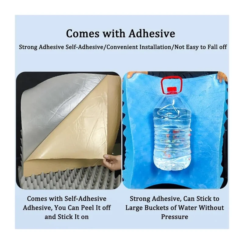 Kick The Rattle To The Curb And Keep It Quiet With This Heavy Duty Sound Insulation Board Vibration Dampening Acoustic Foam Mat Self Adhesive Thick Soundproof Wall Panels For Home Or Car