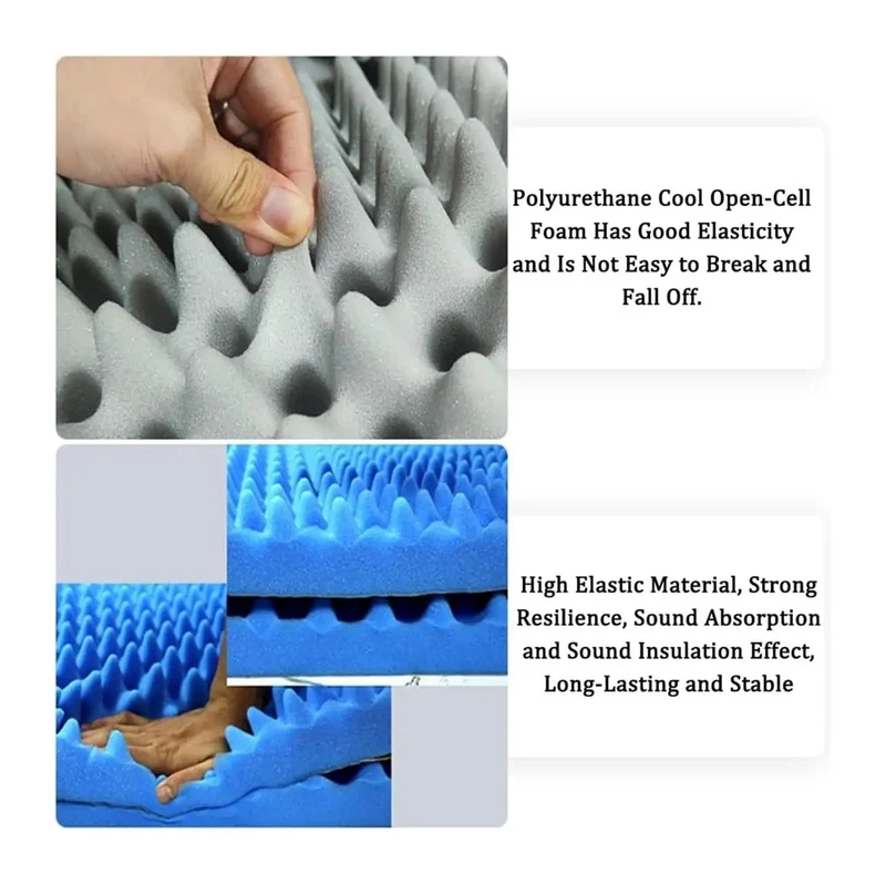 Knocks Out Road Noise Rolls Smooth And Easy Straight Up Top Tier Auto Sound Deadening Acoustic Foam Panels Cuts Like Hot Butter Heavy Duty Vibro Dampening Sheets Blue 50 Meter Roll
