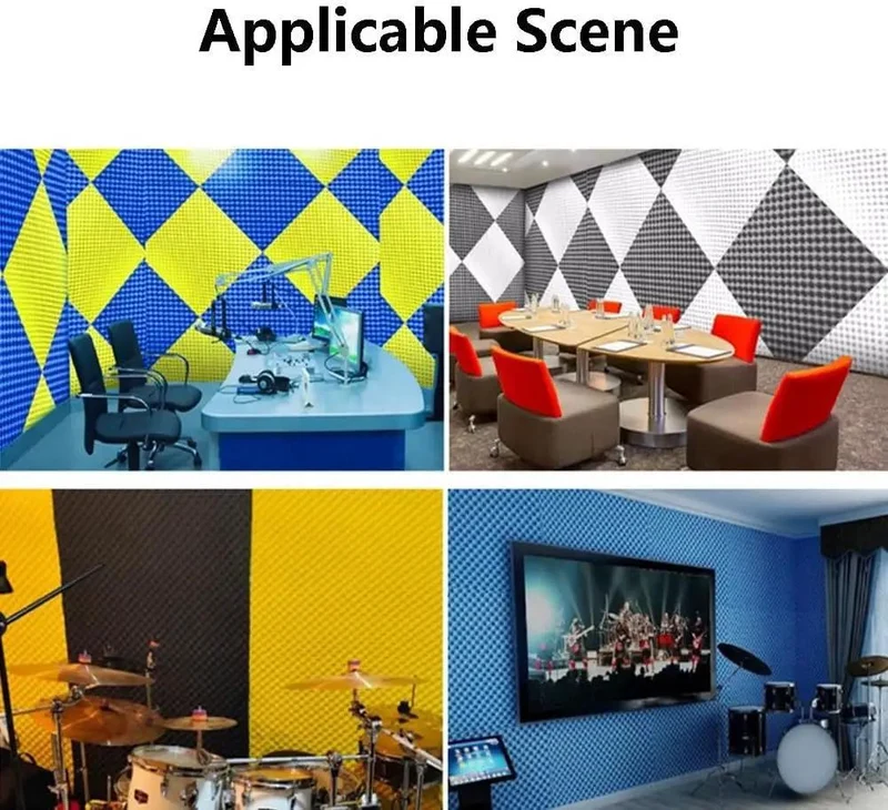 Badass Heavy Duty Self Adhesive Soundproofing Acoustic Foam Panels 7 Cm Thick Egg Crate Wall Noise Insulation Rolls Easy Peel And Stick For Home Gaming Rooms
