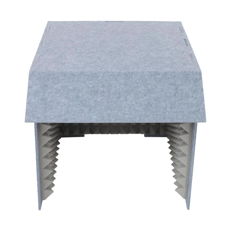 Rock Solid Desktop Soundproof Vocal Recording Booth Cube Featuring Heavy Duty Acoustic Foam Panels For Podcast Mic Isolation And Zero Noise Interference Hassle Free Home Studio Gear For Slick Vocal Takes And Streamer Ready Audio Vibes