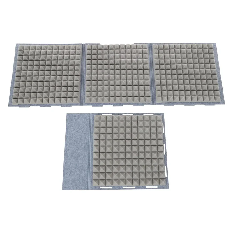 Rock Solid Desktop Soundproof Vocal Recording Booth Cube Featuring Heavy Duty Acoustic Foam Panels For Podcast Mic Isolation And Zero Noise Interference Hassle Free Home Studio Gear For Slick Vocal Takes And Streamer Ready Audio Vibes