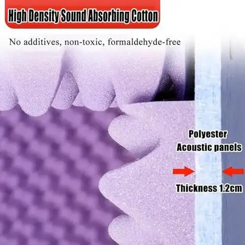Slick Plug And Play Portable Folding Vocal Sound Booth Crafted With Heavy Duty Acoustic Cotton Paneling For Crisp Dead Air Free Audio Quality Perfect For Chill Podcasts Home Studio Grind And Smooth Video Calls