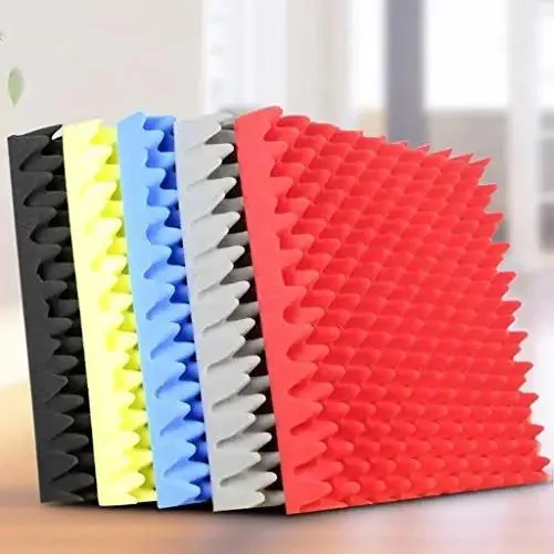 Heavy Duty Egg Crate Foam Acoustic Panels For Upright Piano Soundproofing And Rec Room Noise Dampening Slick Black Mat Sets A Dead Silent Hush Vibe For Flawless Audio Clarity