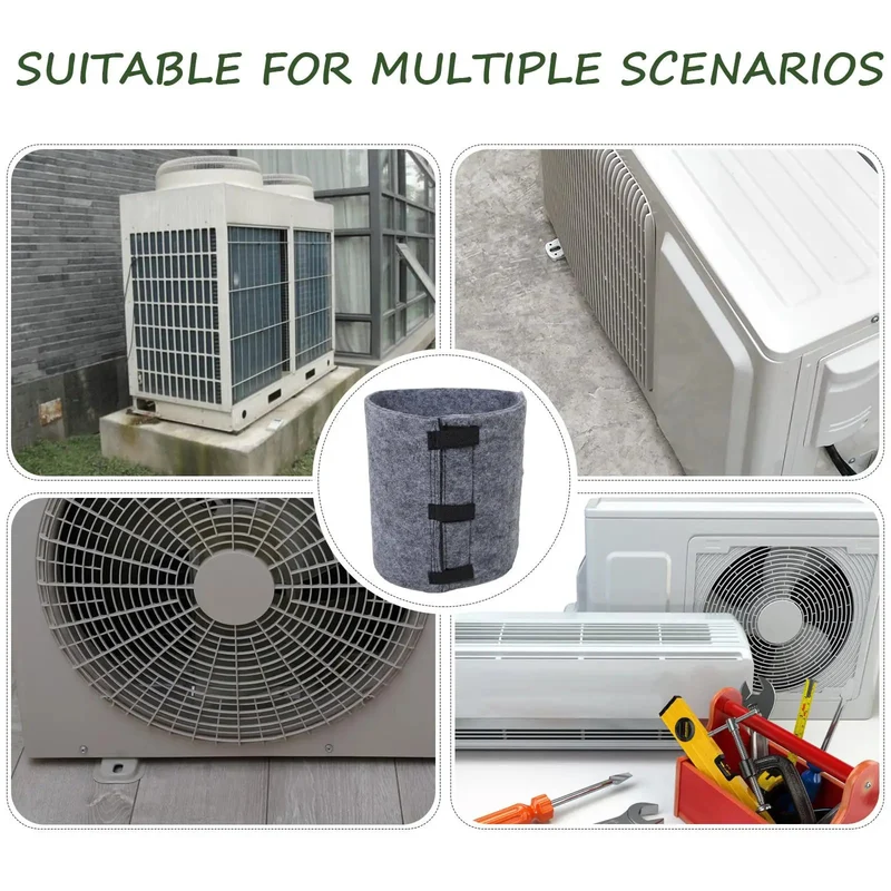 Self Adhesive Soundproof Foam Boards For Ac Compressor Units With Thick Sponge Noise Reduction Blanket For Outdoor Ac Soundproofing No Sweat Install And Solid Noise Stopping Power