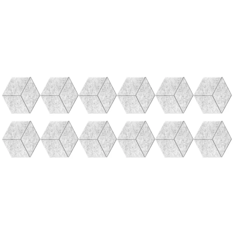 Twelve Pack Hexagonal Foam Soundproof Wall Panels Boost Your Home Theater Or Recording Studio With Sleek Design Block Echo For A Smooth Vibe And Crystal Clear Audio Game Changer Daily