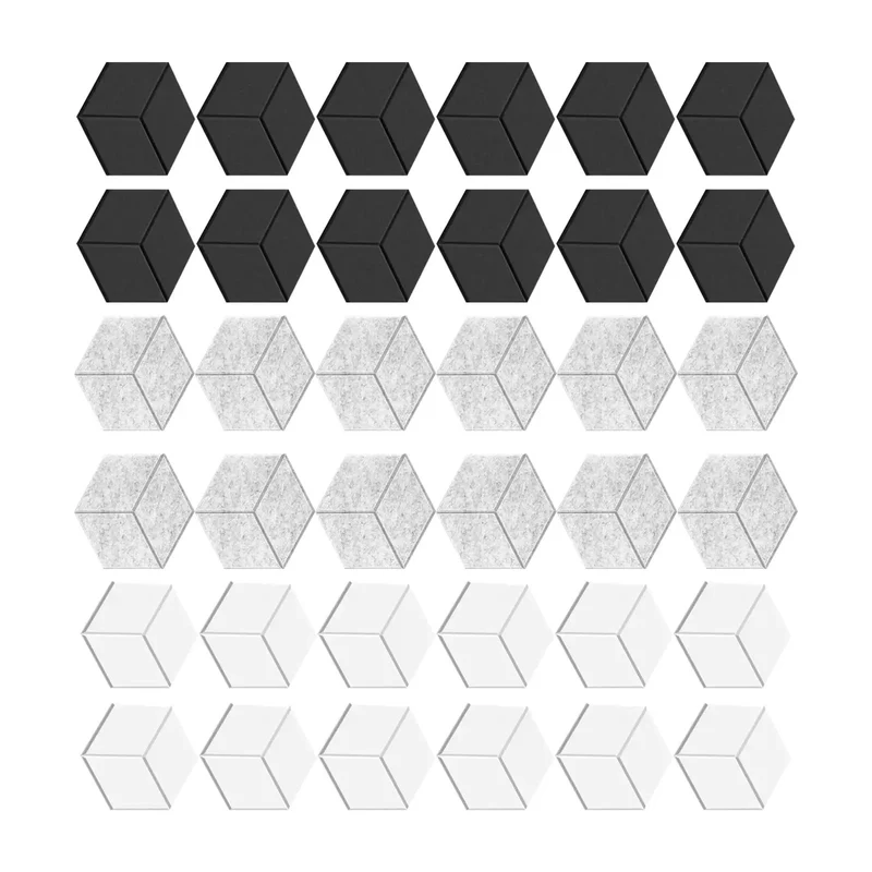 Twelve Pack Hexagonal Foam Soundproof Wall Panels Boost Your Home Theater Or Recording Studio With Sleek Design Block Echo For A Smooth Vibe And Crystal Clear Audio Game Changer Daily