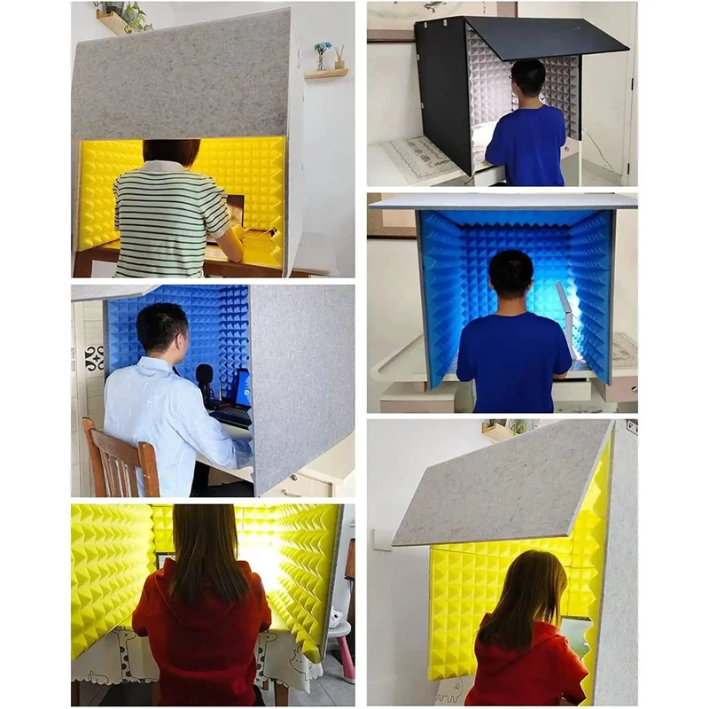 Next Level Portable Acoustic Vocal Booth Cover With Heavy Duty Sound Dampening Foam Desk Ready Mic Isolation Shield That Helps You Nail Clean Takes For Podcasts And Streaming Sessions