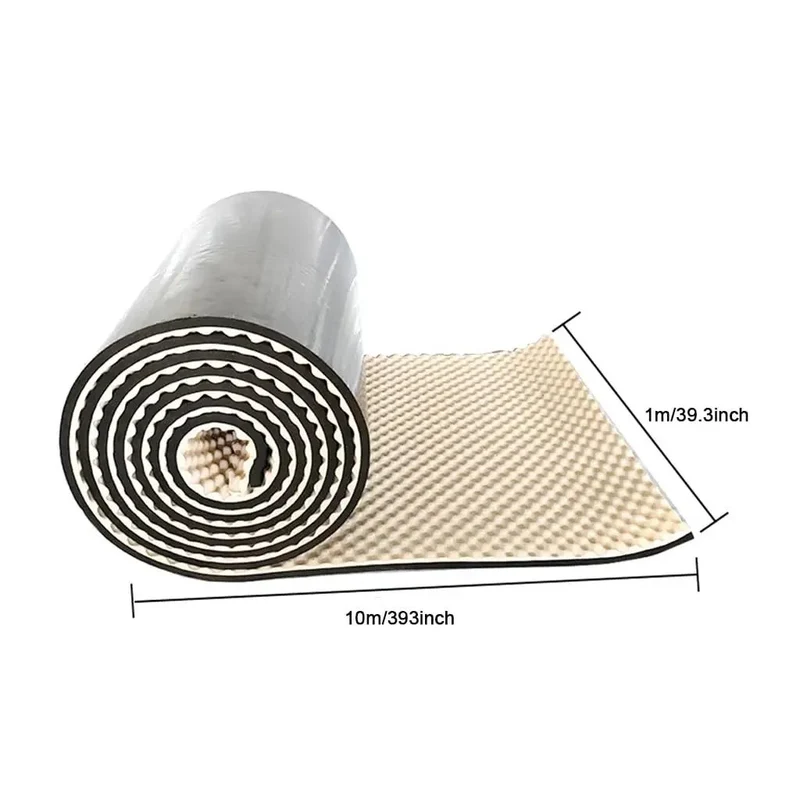Premium High Density Egg Crate Acoustic Foam Panels For Killer Sound Control And Dope Gaming Studio Booth Setup Self Adhesive Sound Wall Padding Roll Black Five Centimeters Thick