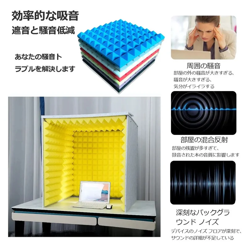 Pro Level Desktop Soundproof Mic Booth With Heavy Duty Polyester Panels And Flame Resistant Acoustic Padding For Podcaster Streamer And Home Studio Noise Blocking Kit That Works Like A Dream