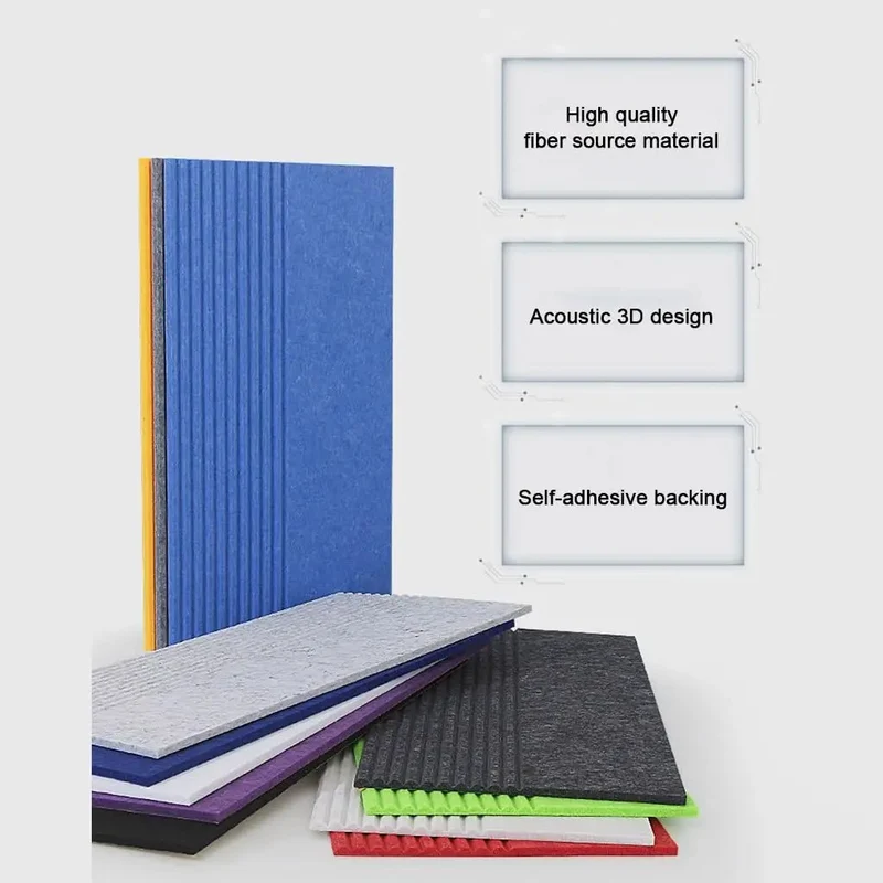 10 Pack Hella Dense Soundproof Acoustic Wall Panels With Peel And Stick Backing 19 Inch Premium Polyester Fiber Studio Grade Noise Dampening Foam Tiles That Banish All Background Noise