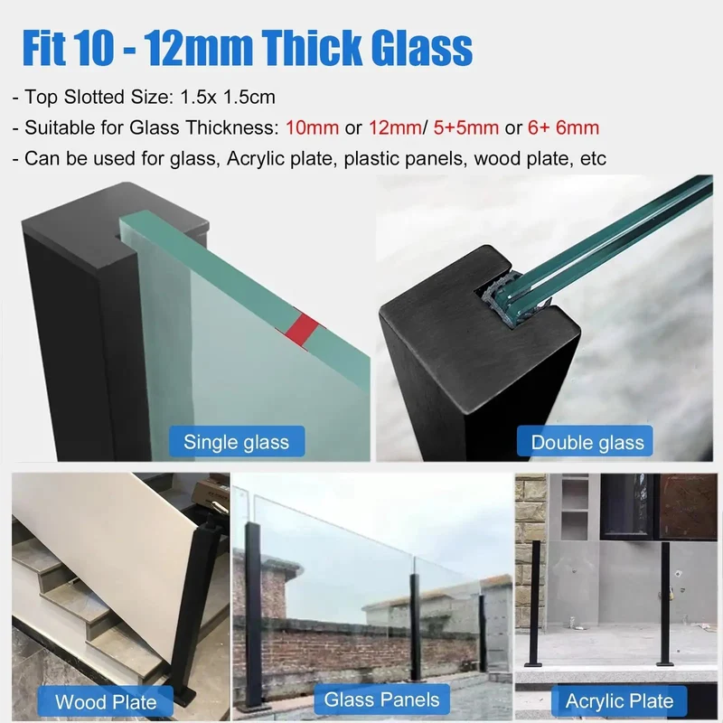 Slick Customizable Black Deck Railing System With Wall Mount Balcony Guardrail And Cleat Infill Kit Right End Post 32 Inch Height For Bulletproof Outdoor Safety And Fresh Patio Upgrade Flow