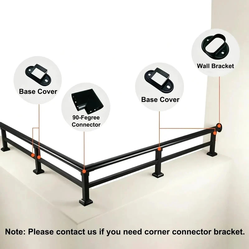 Boost Your Deck Safety Levels With This Heavy Duty Patio Railing Extension Designed For Raising Low Walls Providing A Rock Solid Double Rail Guardrail For Carefree Outdoor Relaxation