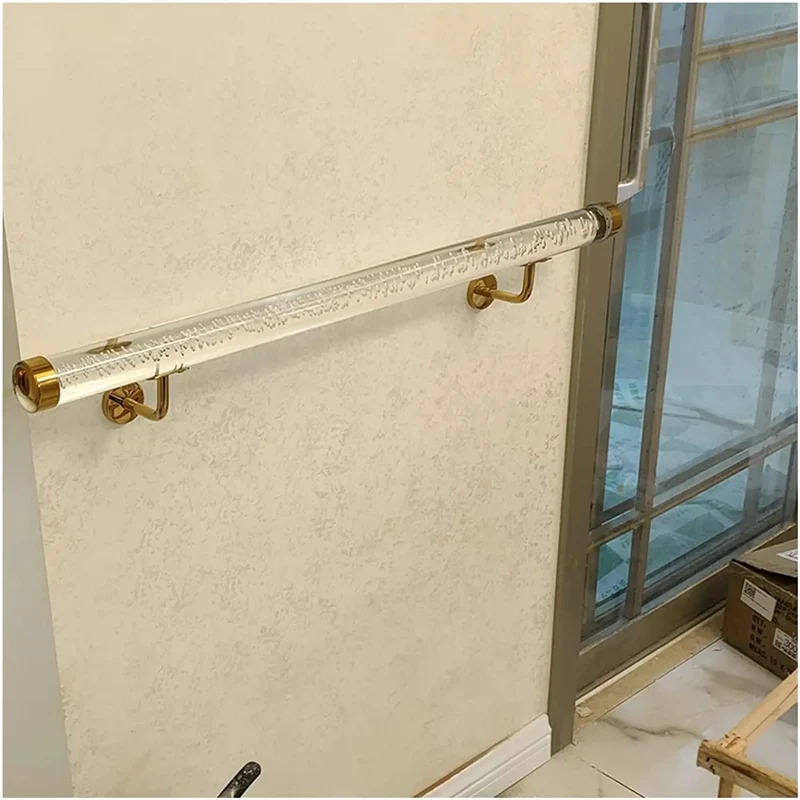Clear Acrylic Railing Panels With Heavy Duty Silver Brackets Cut To Length From Half Meter On Up For Patios And Stairs Built Tough No Sweat Diy Assembly
