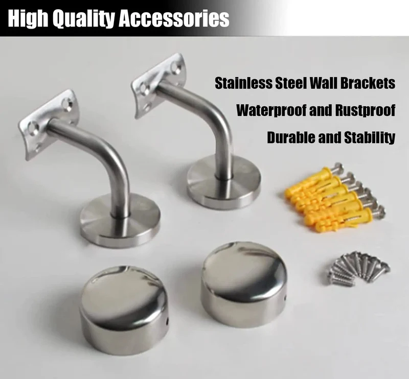 Slick Clear Acrylic Railing System Paired With Sleek Silver Brackets Custom Cut One To Seven Meters Long Rock Solid Construction Killer For Decks Balconies Stairs And Patios Top Shelf DIY Guardrail Solution