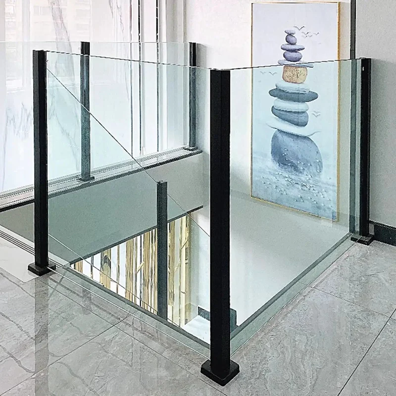 Adjustable Glass Railing Post Kit Dang Solid For Decks And Balconies Top Shelf 304 Stainless Steel Rust Resistant Stairway Rail That Gonna Level Up Your Patio With No Fuss Install