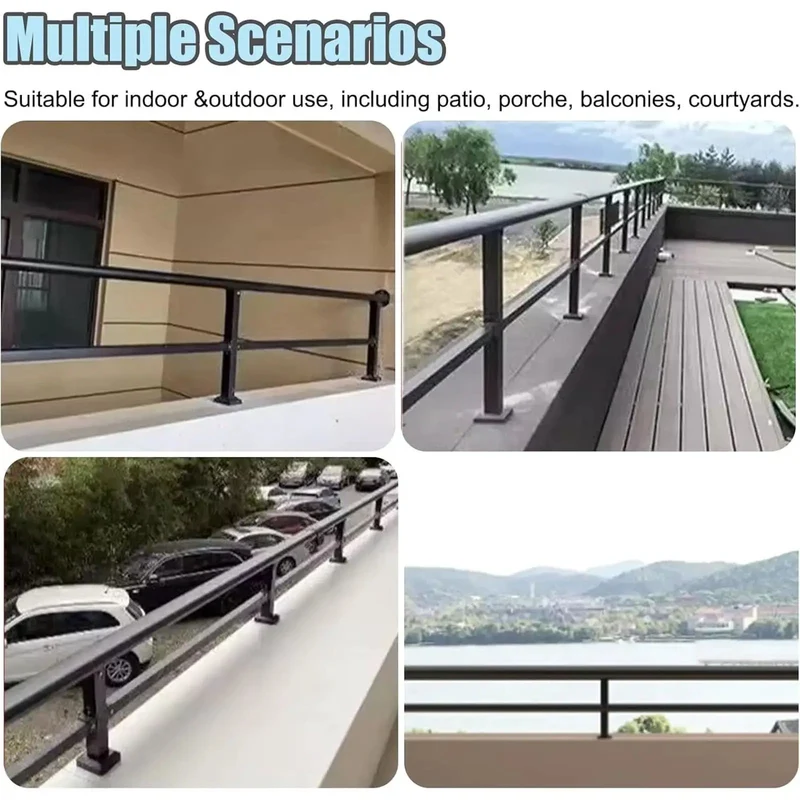 Premium 304 Stainless Steel Balcony Fence Post Extender Adding A Slick Top Rail Kit To Lock Down Deck Safety And Keep Pets Off The Railing Hassle Free For Outdoor Spaces