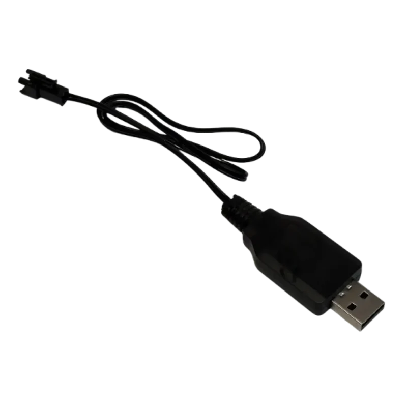 Chargeur USB 9.6V 250mA pour jouets radiocommandés 2PINS