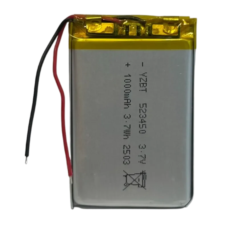 Batterie 523450 LiPo 3.7V 1000mAh