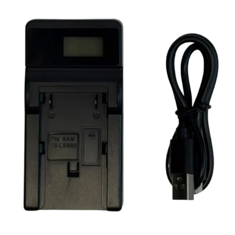 Chargeur USB pour batteries Samsung SB-LSM80, SB-LSM160, SB-LSM320 Caméscopes Samsung VP / SC / DC