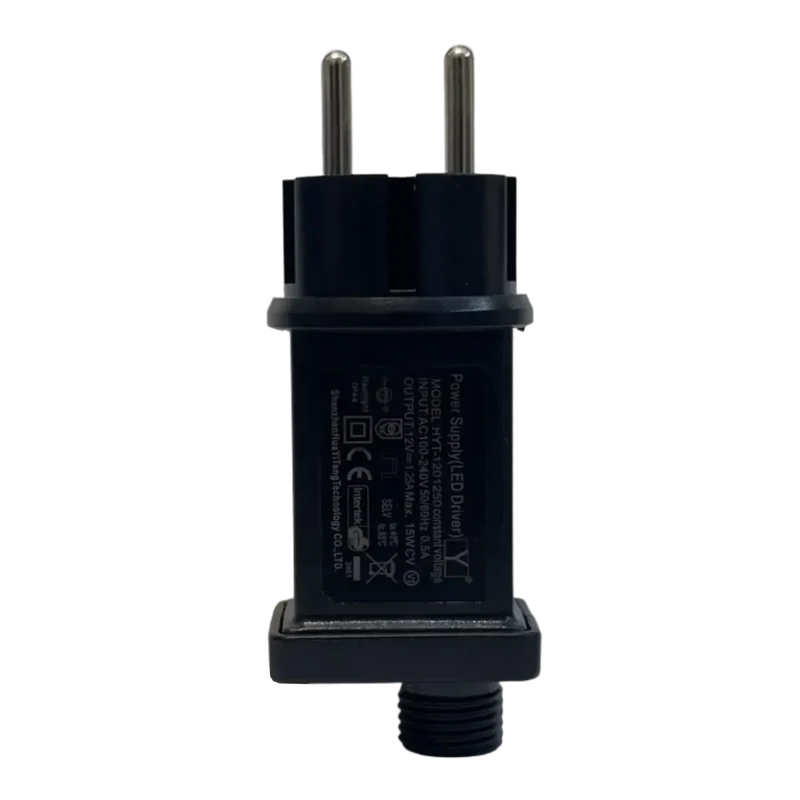 Transformateur secteur 12V 15W pour guirlandes de décoration et de Noël