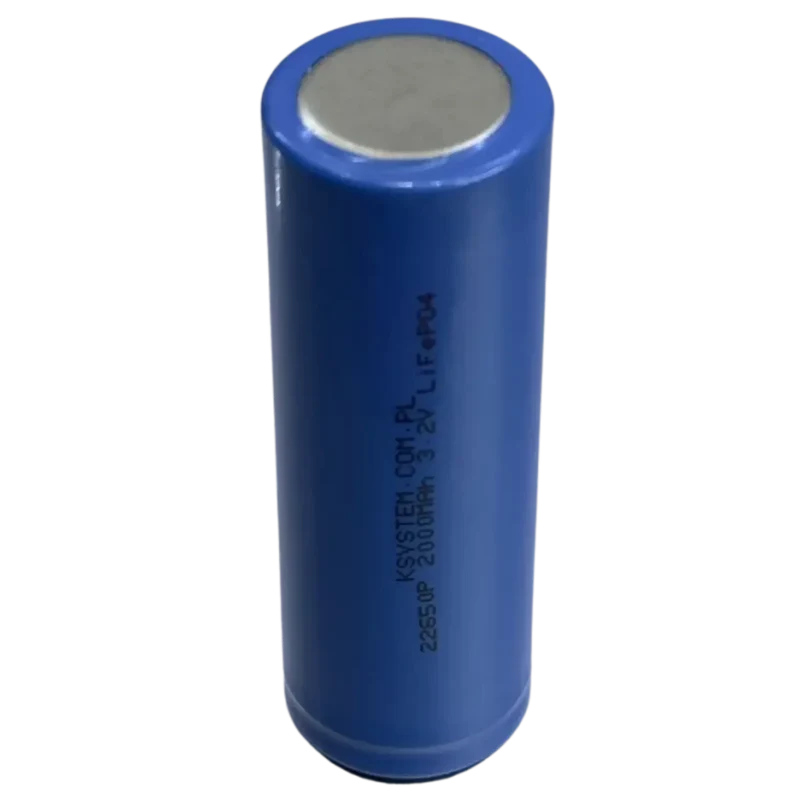 Accu LiFePO4 22650 3.2V 2000mAh rechargeable haute durée