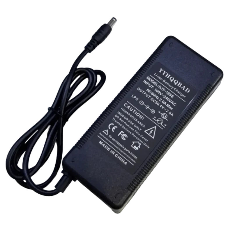 Chargeur de batterie Lithium 50.4V 2A sortie 5.5 x 2.1mm