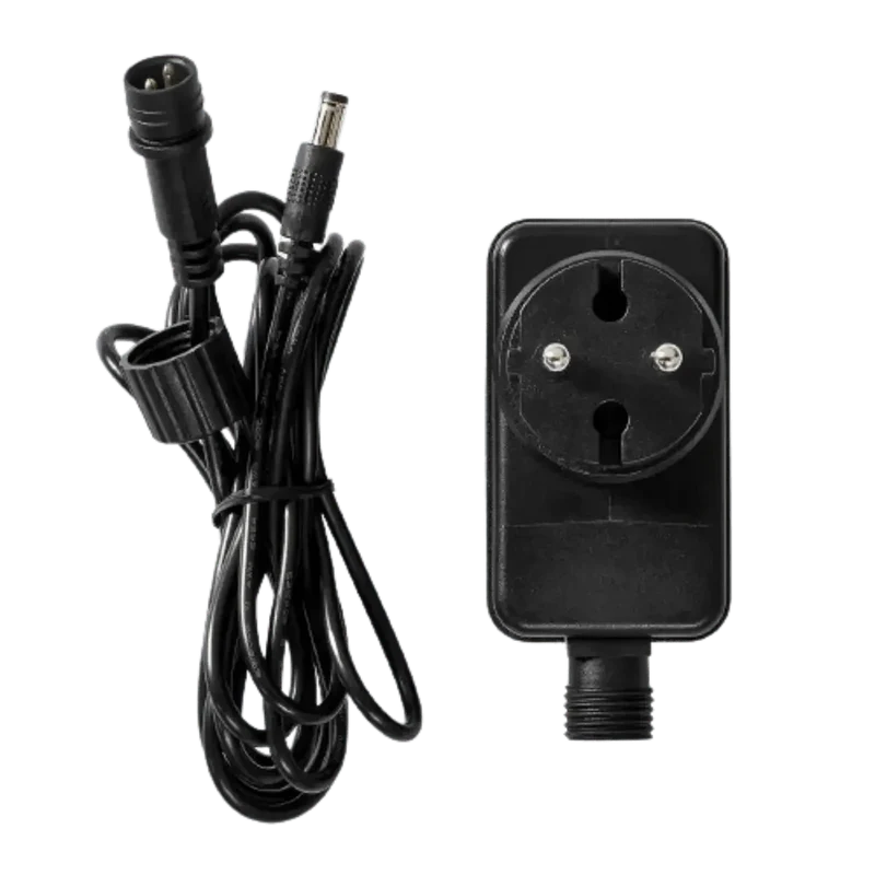 Adaptateur mural AC/DC 220v 12V 2A pour guirlandes lumineuses, caméras etc..