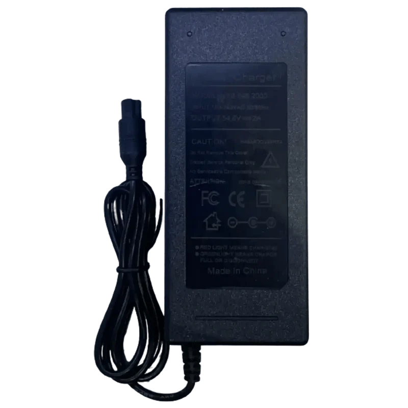 Chargeur 54.6v 2A Connecteur XLR 3 Points 8mm