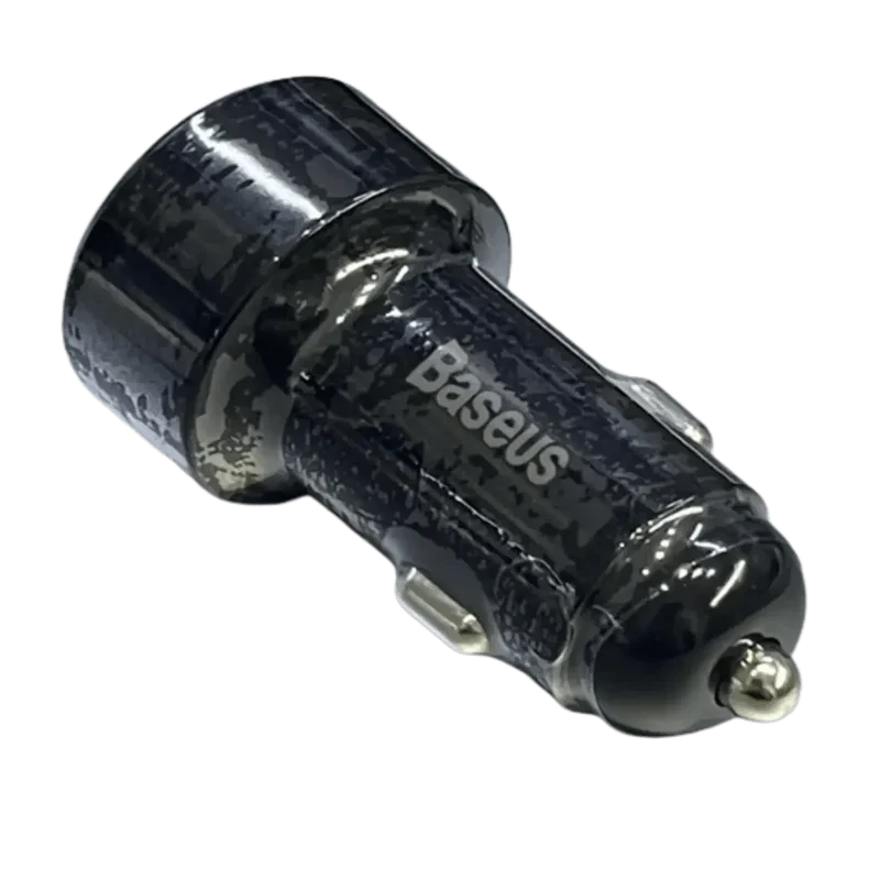 Chargeur allume cigare 12-24V voiture 45W 2x USB affichage LED