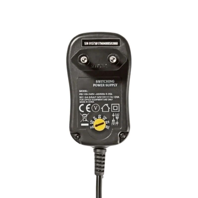 Adaptateur secteur universel AC/DC 3-12V 1000mA 6 embouts