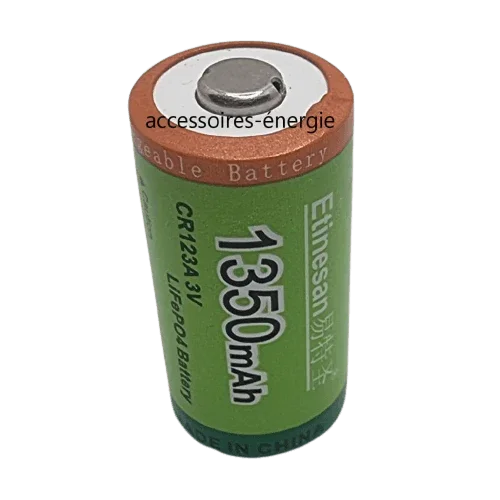 Batterie CR123A 3V Rechargeable