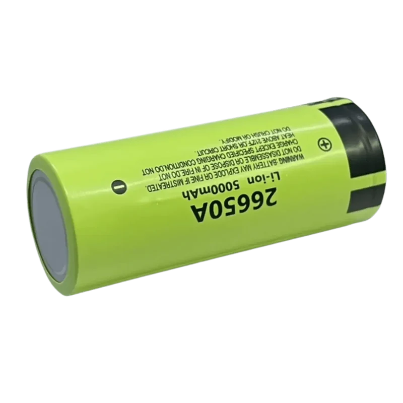 Accu 26650A Li-ion 3,6 V 5000 mAh Button Top protégé