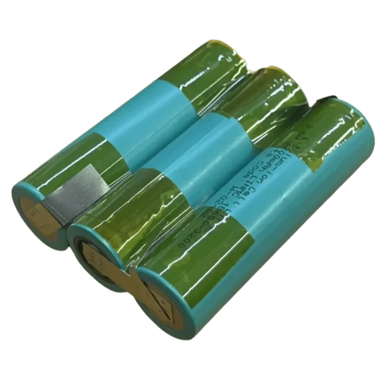 Batterie Li-ion 3S1P 11.1 V 3500 mAh avec pattes à souder