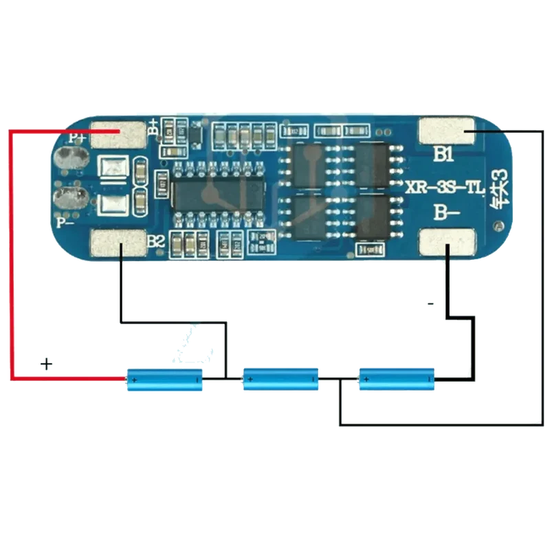 BMS pour batterie Lifepo4 3S 10A 9.6v