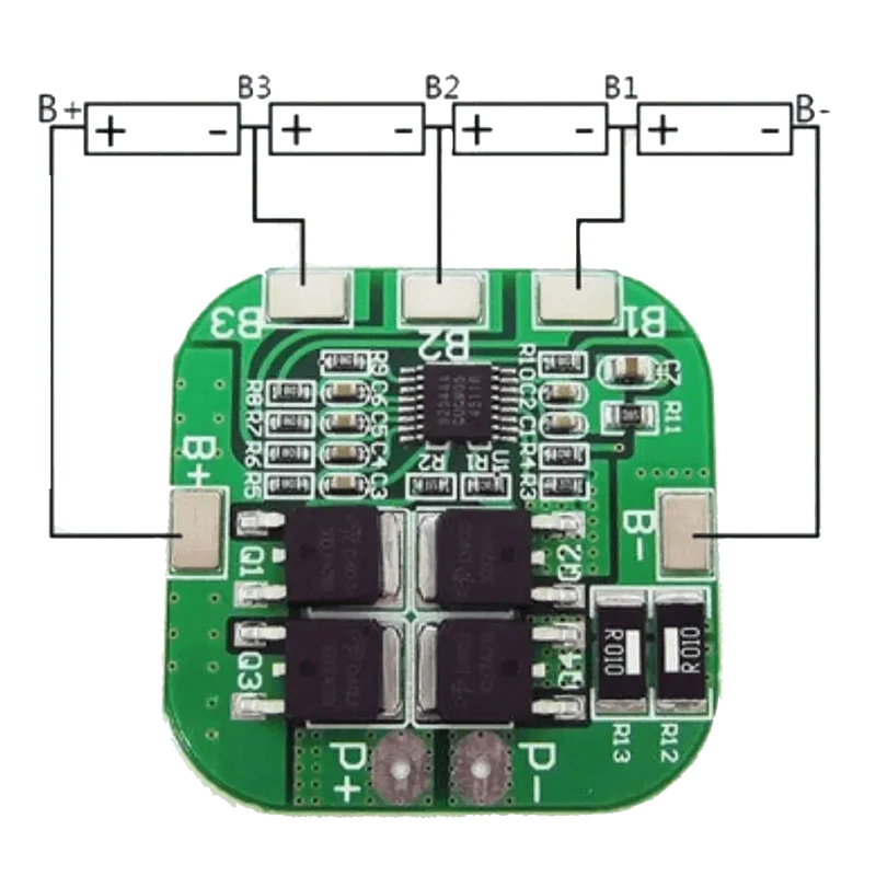 Carte de protection BMS Li-ion 4S 10A