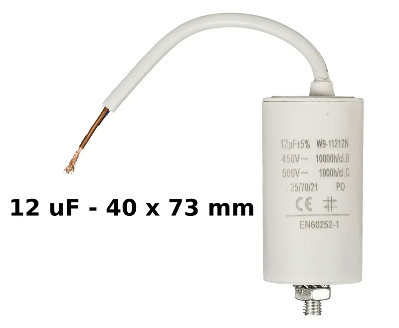 Condensateurs avec fils 450V de 2.0uF à 60uF