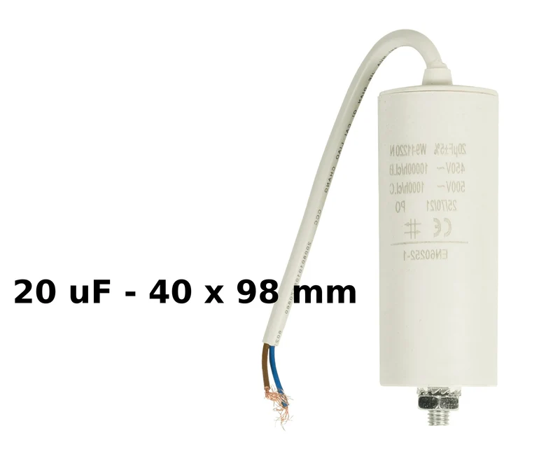 Condensateurs avec fils 450V de 2.0uF à 60uF