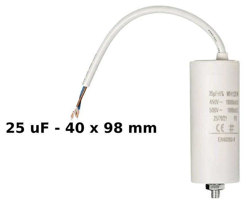Condensateurs avec fils 450V de 2.0uF à 60uF