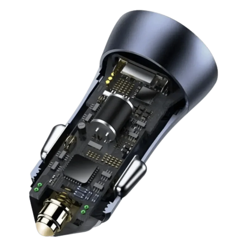 Chargeur allume cigare 12V voiture 40W USB-C et USB