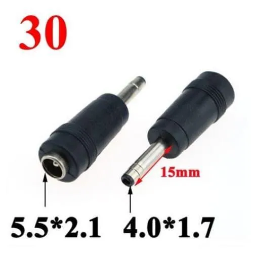 Convertisseur de fiches d'adaptation Input 5.5x2.1mm