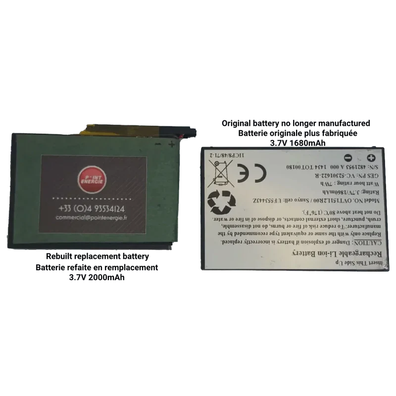 Batterie VingCard ASSA ABLOY Elsafe 3.7V 2000mAh 4821953