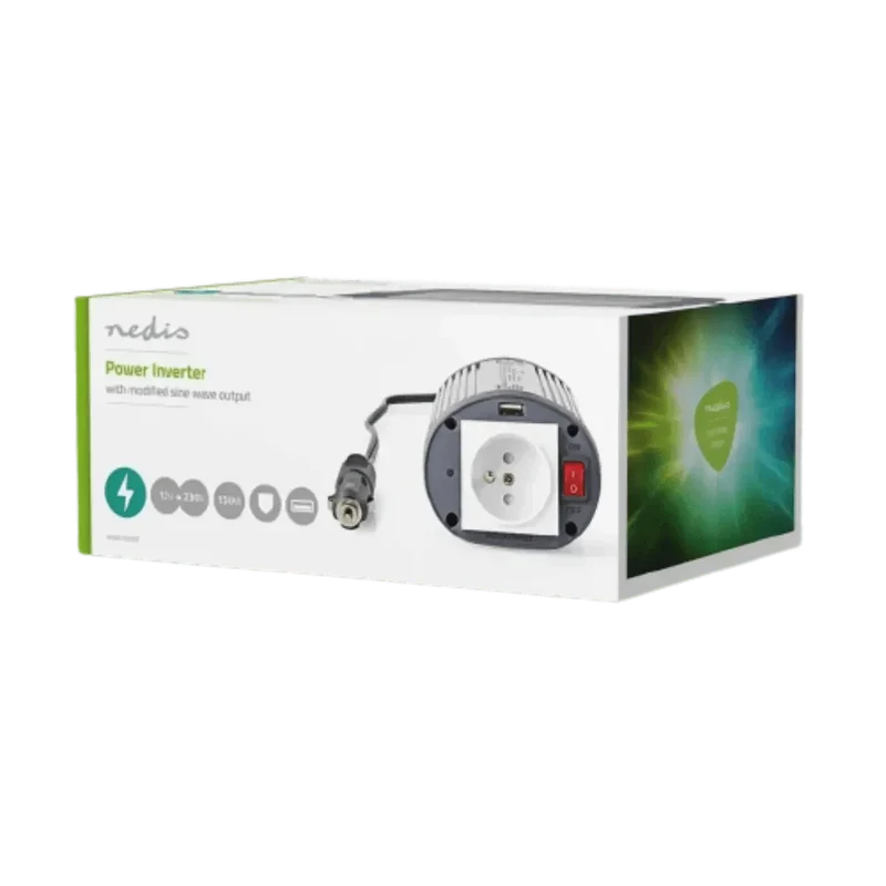 Convertisseur D'alimentation Sinusoïdale Modifiée 12Vdc 230Vac 150W Onduleur Ac